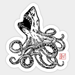 The Legendary Sharktopus Sticker